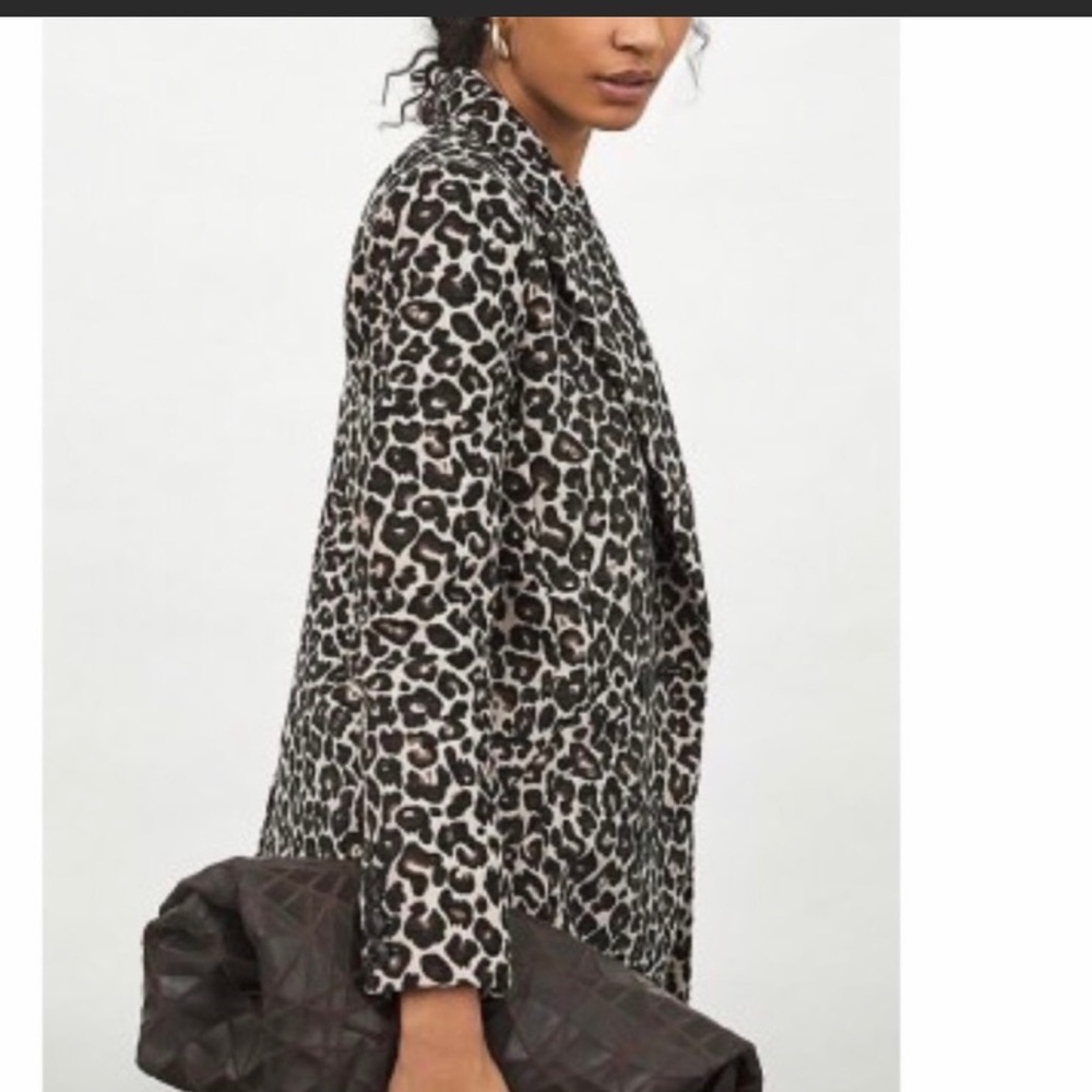 Brand new and Charming animal print fall Or spring jacket.